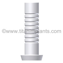 Calcitek-compatible 5.0mm Spline (Calcitek) UCLA Plastic Sleeve by Titan Implants