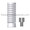 Calcitek-compatible 4.0mm Spline (Calcitek) UCLA Shouldered Abutment 4.5mm Flare Plastic Sleeve — with titanium screw — Titan Implants