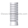 Calcitek-compatible 3.75/4.0mm Spline (Calcitek) UCLA Shouldered Abutment 4.5mm Flare Plastic Sleeve by Titan Implants