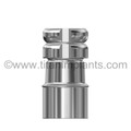 Calcitek-compatible 4.0mm Spline (Calcitek) Shouldered Abutment Impression Coping (5.5mm Flare) by Titan Implants