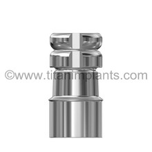 Calcitek-compatible 4.0mm Spline (Calcitek) Shouldered Abutment Impression Coping (5.5mm Flare) by Titan Implants