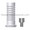 Calcitek-compatible 4.0mm Spline (Calcitek) Shouldered Abutment 5.5mm Flare  UCLA Plastic Sleeve — with titanium screw — Titan Implants