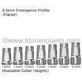 Swiss Implants-compatible 4.0mm Straight Locking Abutment — complete set view — Titan Implants