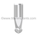 ZimVie / Zimmer Dental-compatible 3.5mm Screw-Vent Implant Analog — alternate view — Titan Implants