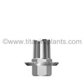 Zimmer Dental Tapered Screw-Vent Compatible 5.7mm Platform Titanium Base with Ti. screw (P-57TB-ZD)