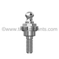 Zimmer Dental AdVent 4.5mm Platform Compatible Ball Head Attachments With Housing And 2 O-Rings (PA-45BHA-ZD)