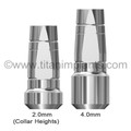 Bio-Lok-compatible 3.45mm External Hex Straight Locking Abutment — complete set view — Titan Implants