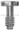 ZimVie / Biomet 3i-compatible 3.4mm External Hex Cover Screw â€” straight view â€” Titan Implants