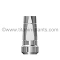 Biomet 3i Compatible External Hex 3.4mm Seating Surface Straight Locking Implant Abutments With Ti Screw (T-3.4SLIAF-02)