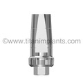Keystone (Lifecore) Dental Renova Compatible 4.5/4.75mm Regular Diameter Prosthetic Connection Straight Locking Implant Abutments with Ti Screw (P-4.5SLIAF-LC)