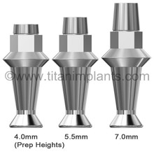 Keystone / Lifecore-compatible 6.5mm Implant Analog — alternate view — Titan Implants