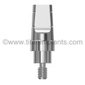 Nobel Biocare Internal Tri-Channel Connection Compatible Wide Platform (WP) Post Abutment Non Engaging (SRS-5PA-3.0-NB)