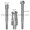 NobelReplace® Compatible Implant Impression Coping — WP 5.0mm Internal Tri-Channel / Tri-Lobe — with guide pin — Titan Implants