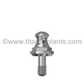 ZimVie / Biomet 3i-compatible 3.4mm External Hex Ball Head Abutment by Titan Implants