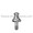 ZimVie / Biomet 3i-compatible 3.4mm External Hex Ball Head Abutment by Titan Implants