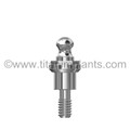 Nobel Biocare Internal Tri-Channel Connection Compatible Narrow Platform (NP) Ball Head Abutment Kit (Includes Metal Housing & 2 O-Rings) (SRS-35BHA-NB)