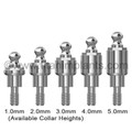 NobelReplace® Compatible Ball Head Overdenture Abutment Kit — NP 3.5mm Internal Tri-Channel / Tri-Lobe — complete set view — Titan Implants