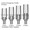 NobelReplace® Compatible Straight Locking Implant Abutment Purple — NP 3.5mm Internal Tri-Channel / Tri-Lobe — complete set view — Titan Implants