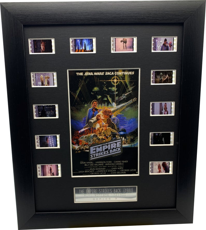 Film Cells SW70IW Star Wars Empire Strikes Back S3 Montage Framed Filmcell