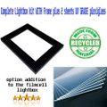  Custom filmcell lightbox  and mount ,  (This option DOES come with a frame)