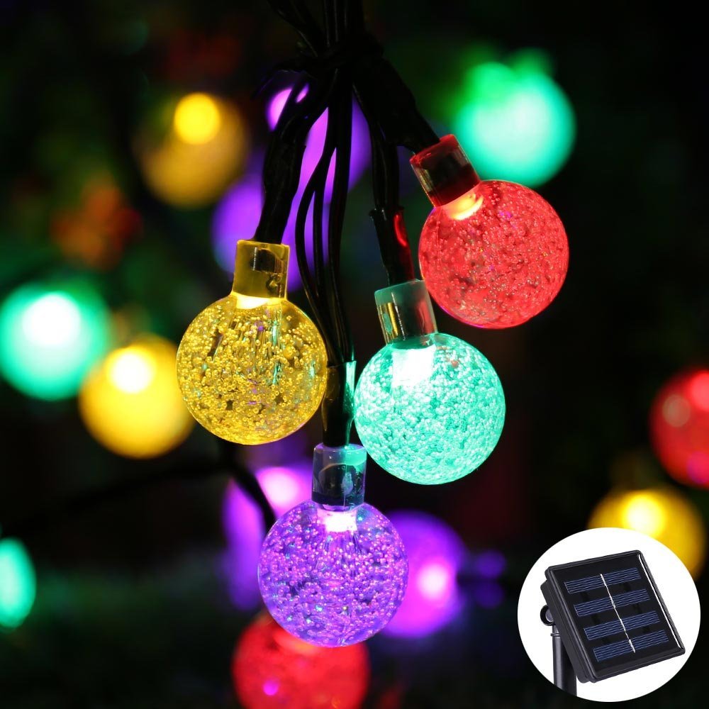 Led Crystal Ball Solar String Lights - J U0026y