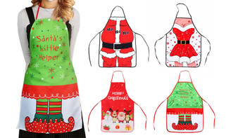 Christmas festive apron 9012