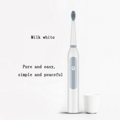 Electric toothbrush men and women adult household non-rechargeable soft fur full automatic waterproof couple sonic toothbrush