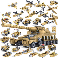 Military children diy puzzle gift 6 puzzle insert