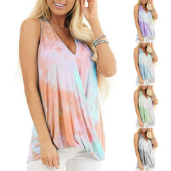 Tie dyed Warp Vest