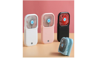 One machine multi-purpose new folding mini charging small fan usb4 block fan student portable small desk fan belt