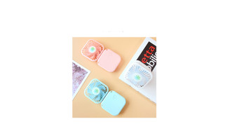 Folding small fan USB hanging neck pocket mini small fan 1112