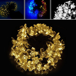  Small cherry blossom solar light string