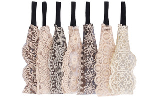 7pcs embroidery headband jewelry lace headband hair accessories headwear-La