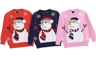 Snowman Christmas   Funny Humor Children sweater-la