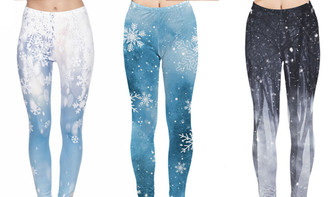 Women's 3D Printed Yoga Pants Leggings High Waist Tummy   Seamless  Running Workout Tights-LA