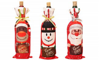 Christmas Themed Wine Bottle Cover 1642