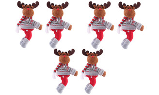 Creative Christmas Decoration Curtain Curtain Buckle Holiday Window Scene Arrangement Cartoon Doll Buckle