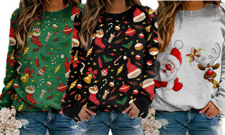 Christmas Jumper with soft fleece 3003