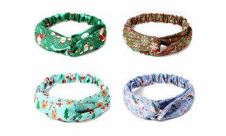 Christmas festival Front Knot Hair Band