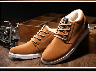 Men's winter thermal fuax fur lined boots