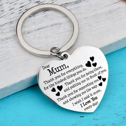 Mother's day engraved keyring Y227
