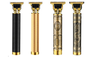 Electric Pro Hair Clippers Cordless Rechargeable Grooming T-Blade Close Cutting Trimmer for Men 1044