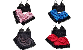 2306   New Sexy lace three-piece pajamas pajamas three-point lace home service-LA  6781