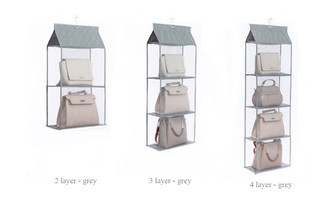 Hanging  Organizer，Storage Purse Holder for Wardrobe Closet Space Saving Purse Organizers 