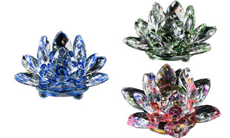 Crystal lotus ornaments craft home decoration products