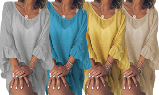 NEW  Bell Sleeve Oversize Top -1056LA
