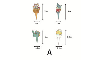 Easter cupcake decoration card A-LA