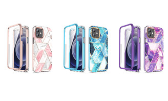 new-Geometric Marble Design ShockProof Protective Ultra-Thin Soft Silicone Slim Case Cover 