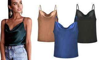 2306 NEW Satin cami top -LA  6767