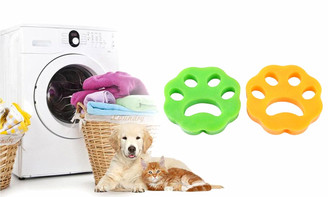 NEW- 2in1 Pet Hair Remover for Laundry Washer and dry cloth1004 Pack of 2 -la